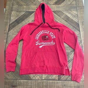 Colosseum Red Jacksonville State Hoodie